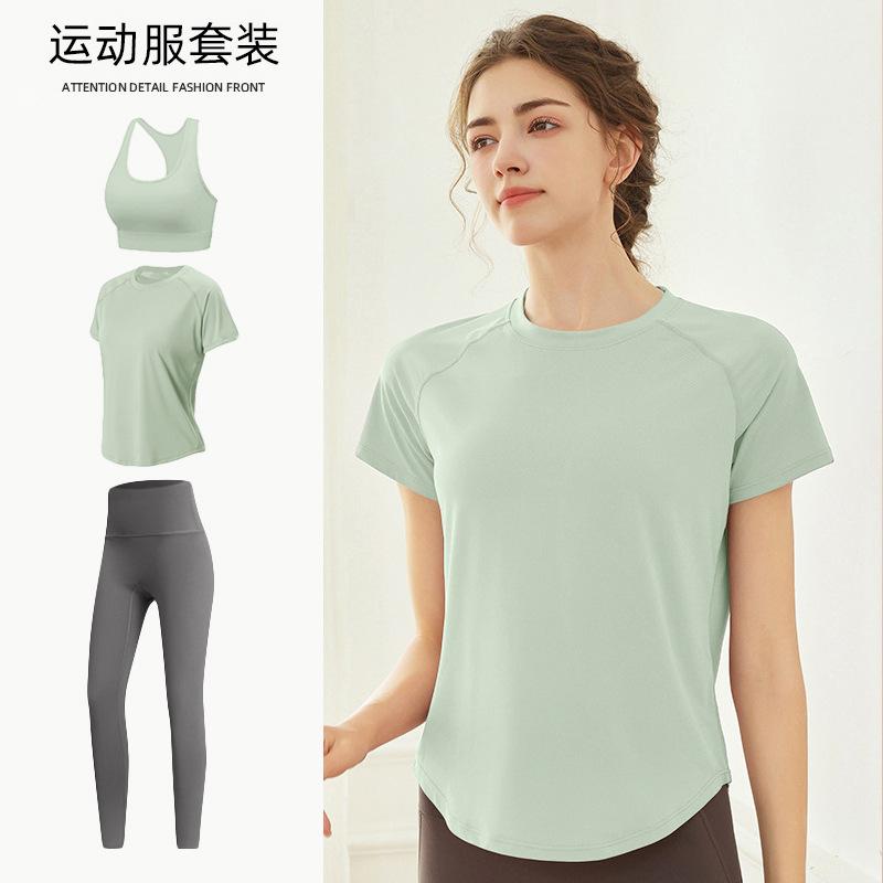 Tennis Suit Women's Short-sleeved Training Clothes Outdoor Running Quick-drying Clothes Thin Badminton T-shirt Fitness Clothes