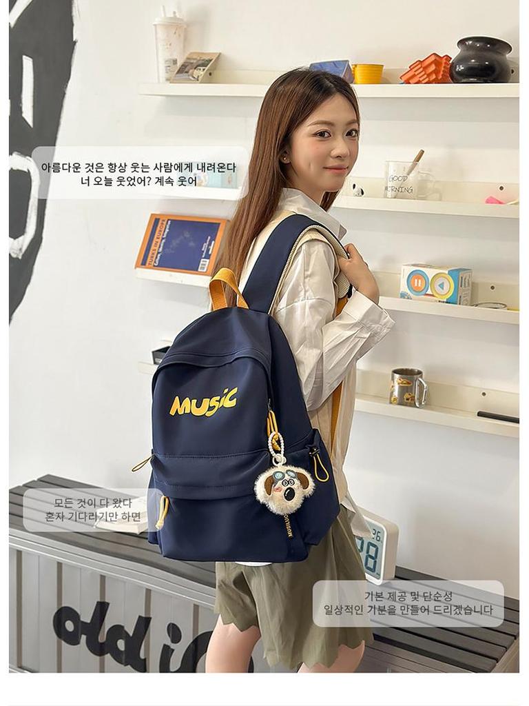 American High Street Large-Capacity Weight-Reducing Backpack for Middle School Boys and Girls