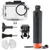 Para DJI Action 5 Pro/4/3 Caixa Estanque para Mergulho com Kit de Bastão Flutuador Inclui Inserções Anti-Embaçante, Base de Montagem