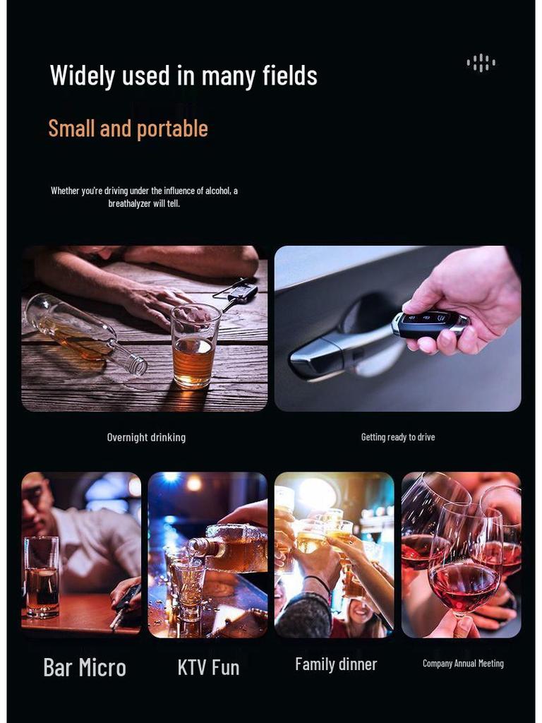 High-Precision Home Breathalyzer for Alcohol Detection