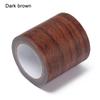 4.57M/Roll Realistic Wood Grain Repair Adhensive Duct Tape Furniture Renovation Skirting Line Floor Sticker Home Decor Accessories