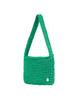 Green knit mini bag