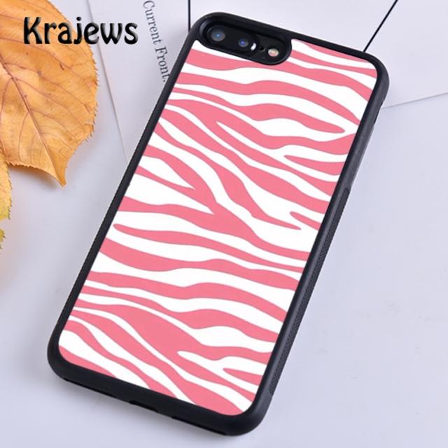 Krajews zebra print clip art silicone side Phone Case For iPhone 14 5 SE 6s 7 8 plus X XR XS 11 12 13 pro max Galaxy S21 S22
