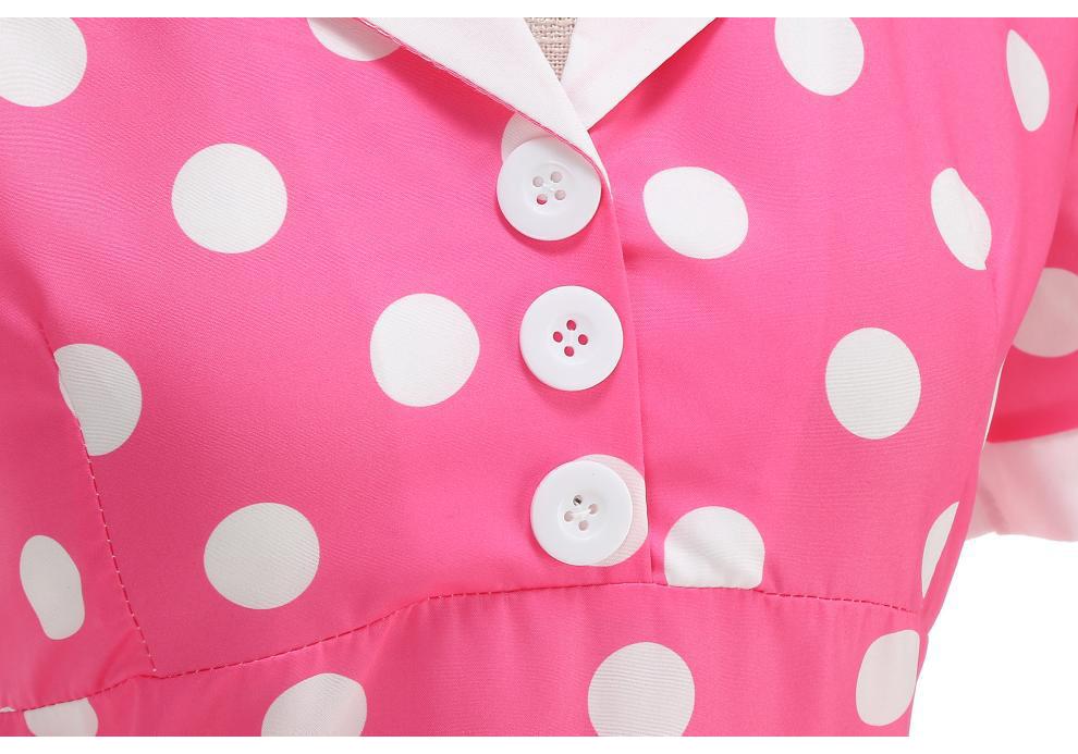 2025 Polka-Dot-Kleid mit Weißem Kragen: Französischer Retro, Hepburn-Inspiriert, Hong Kong Stil