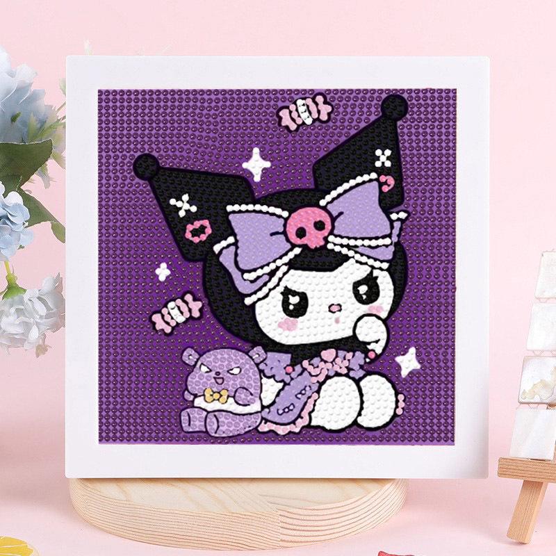 Sanrio Children's Diamond Painting with Frame Stickers - DIY Handmade Gift Set