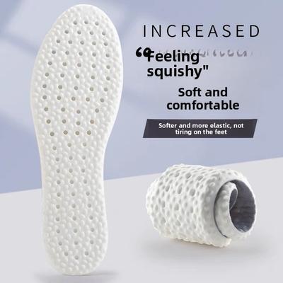 Ultra-Soft PU Sports Insoles for Running Gym Breathable Shock-Absorbing for Men Women