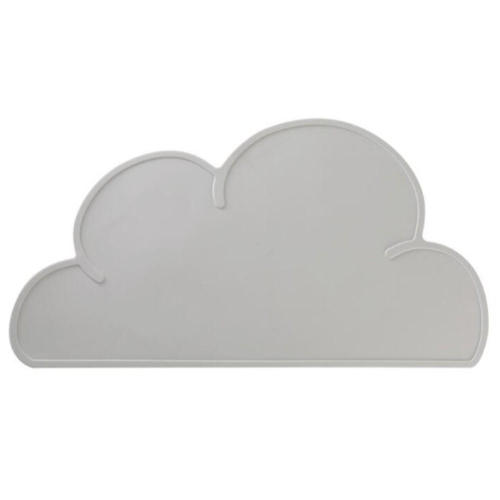 Cloud Shape Children Place Mat Waterproof Easy Cleaning Kids Plate Mat Non-Slip Heat Insulation Silicone Plates Pad