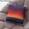 Sunset Ocean Scene Decorative Throw Pillow Covers Pattern Cushion Cover Suitable For Sofa Bedroom Car Pillow Cover