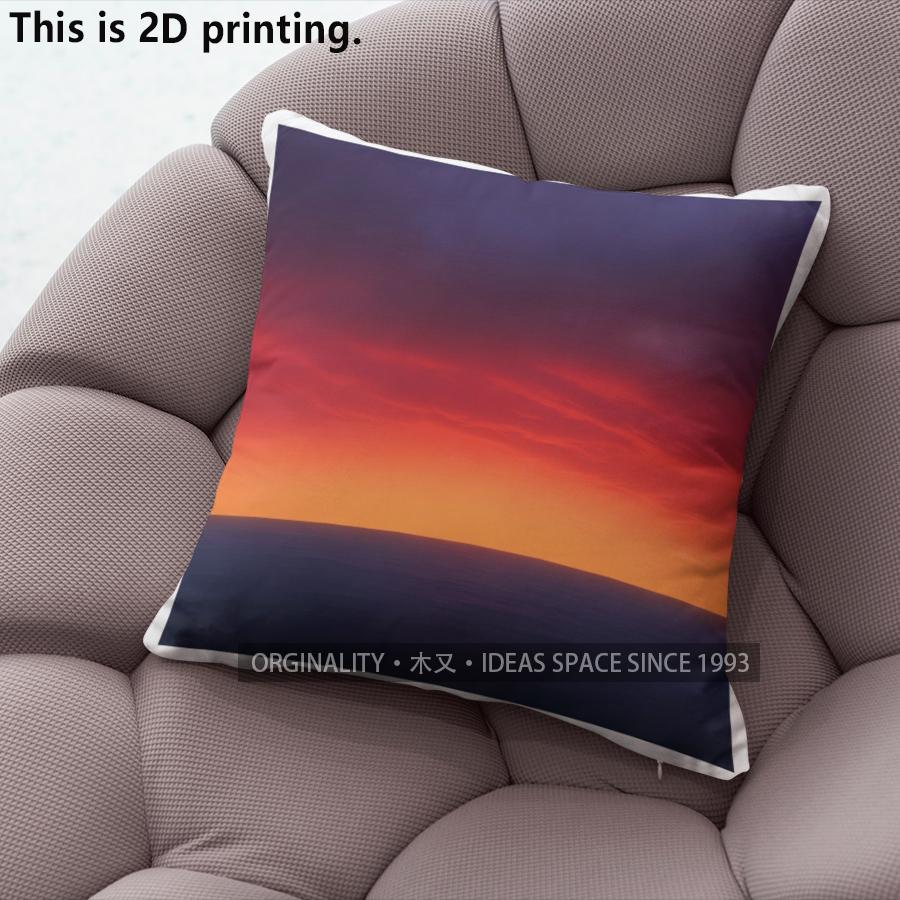Sunset Ocean Scene Decorative Throw Pillow Covers Pattern Cushion Cover Suitable For Sofa Bedroom Car Pillow Cover 40x40cm