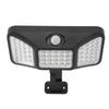 Outdoor Wall Light LED Waterproof Three Side Illuminated 140 Degree Wide Angle Solar Wall Lamp for Terrace Garage