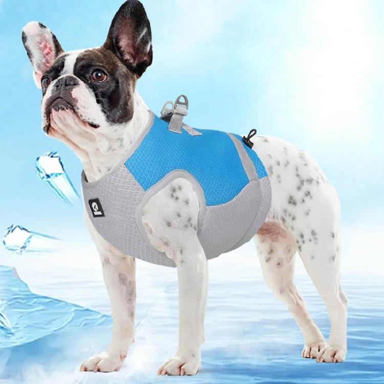 Fast-Dry Pet Clothes Puppy Reflective Cooling Clothes Summer Vest Pet Supplies