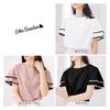 [Aika] Pullover Blouse – Lightweight Frill Sleeve Blouse, Short Sleeve Top for Women, Size M, White