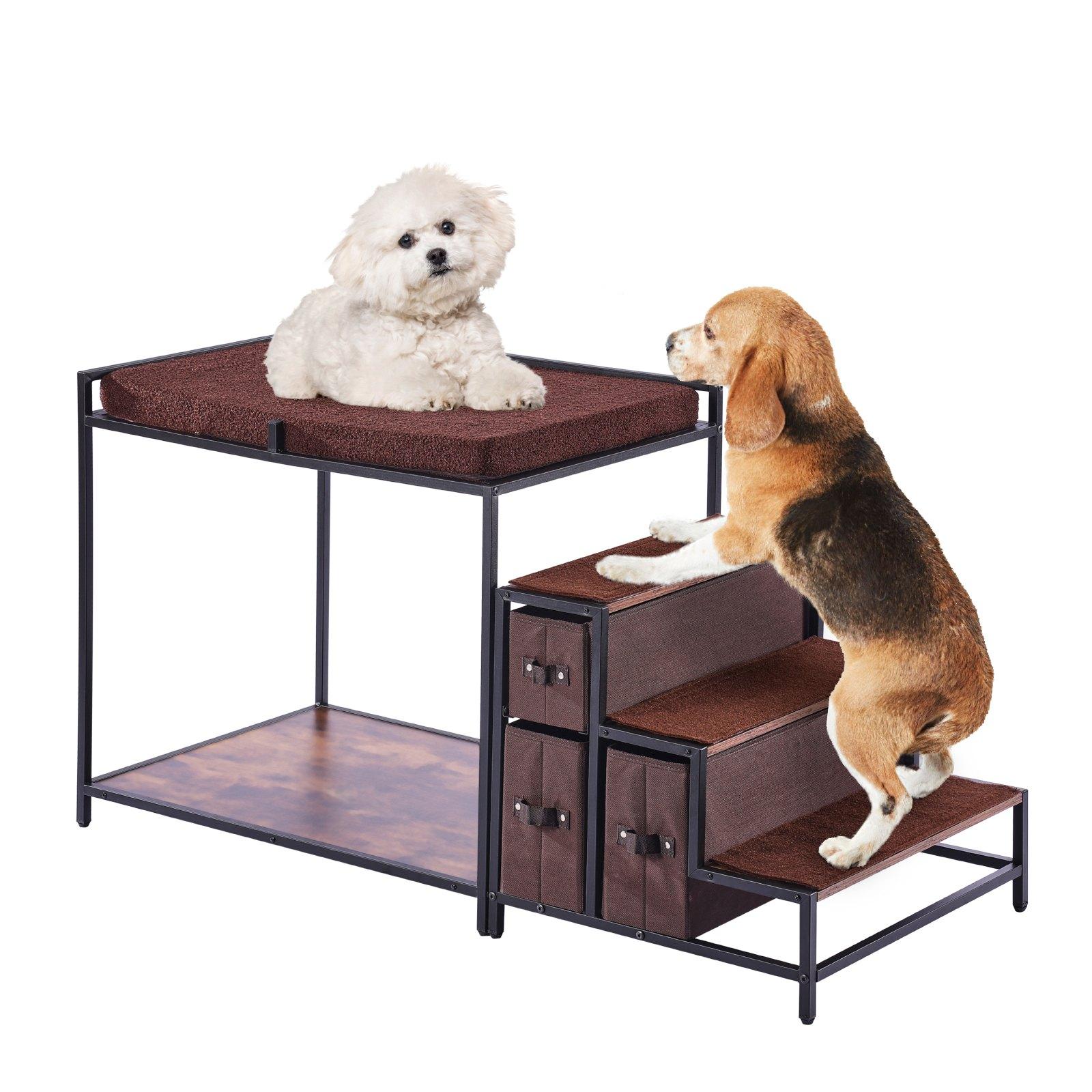 VEVOR Pet Bunk Bed with Stairs