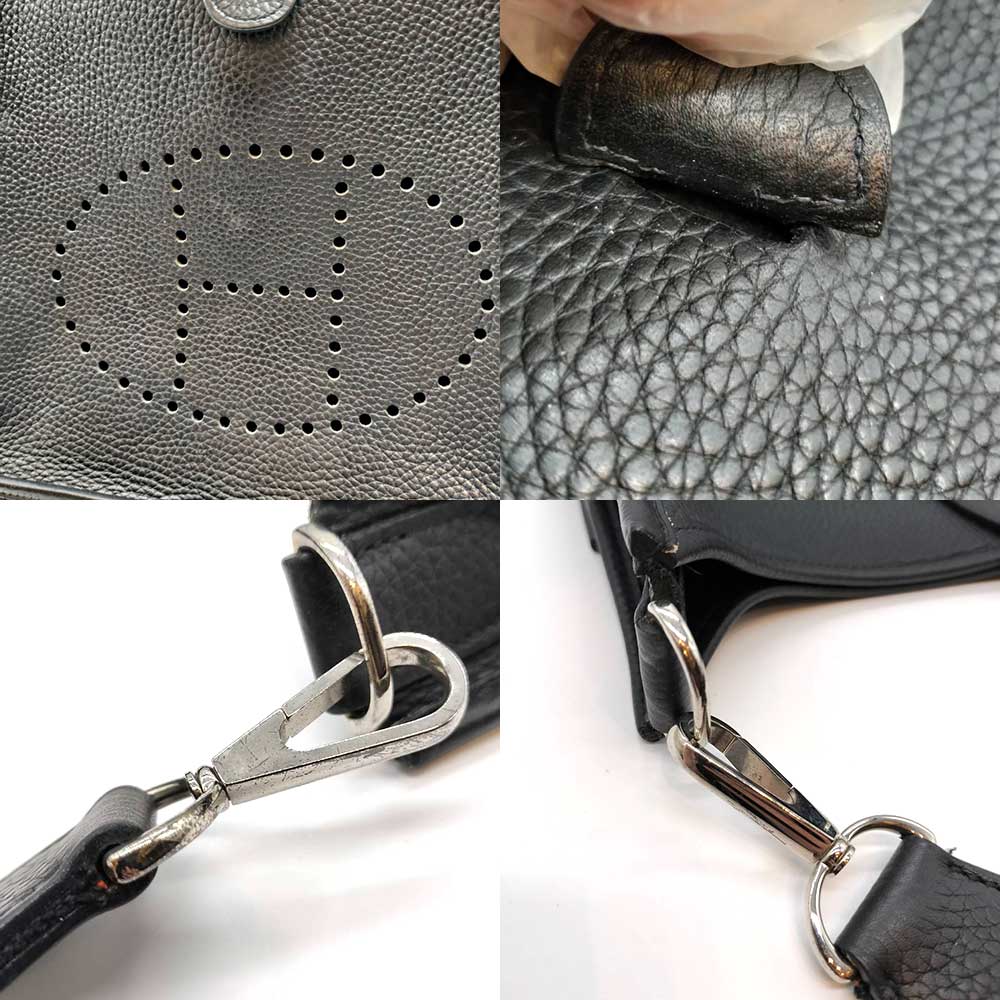 Used HERMES EvelynShoulder Bag Leather Women