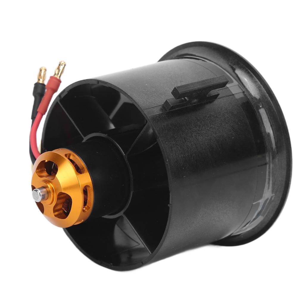 Ducted Fan 6 Blades 70mm High Rigidity Brushless Motor for Romote Control Airplaner