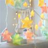 Star Shape LED String Light 20 LED Room Decoration Battery Powered Garland  Birthday Garden Party Children's Room 3 Meters