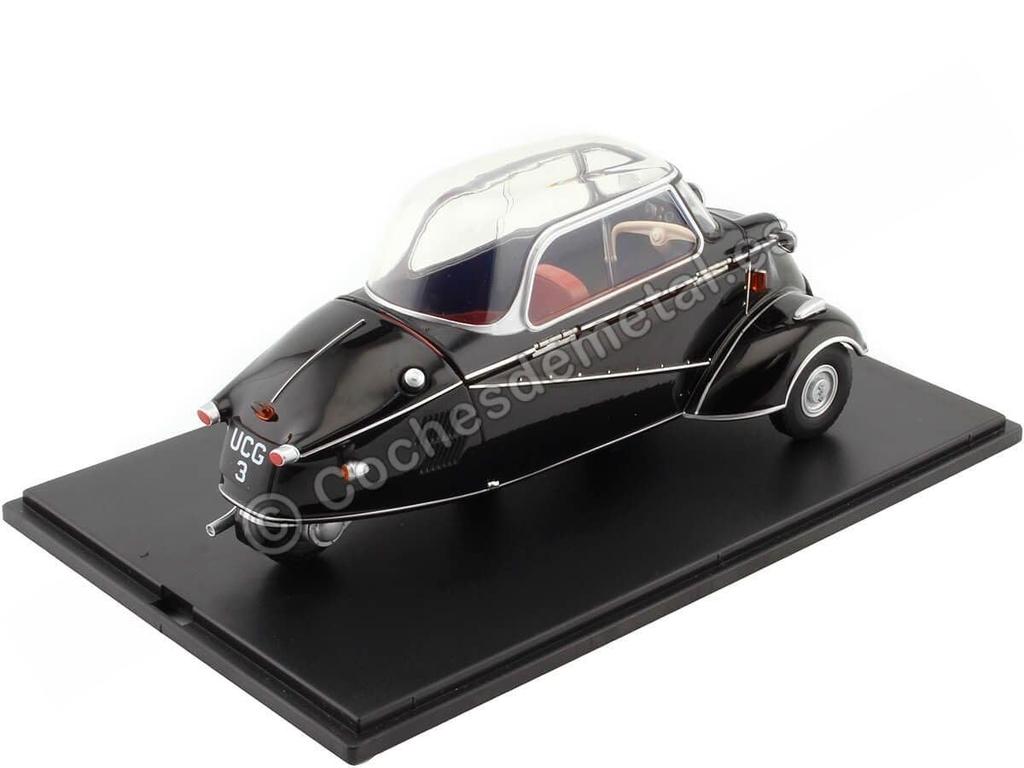 OXFORD Messerschmitt KR200 Bubble Car Scale Model Car 18MBC007 1/18 (Black)