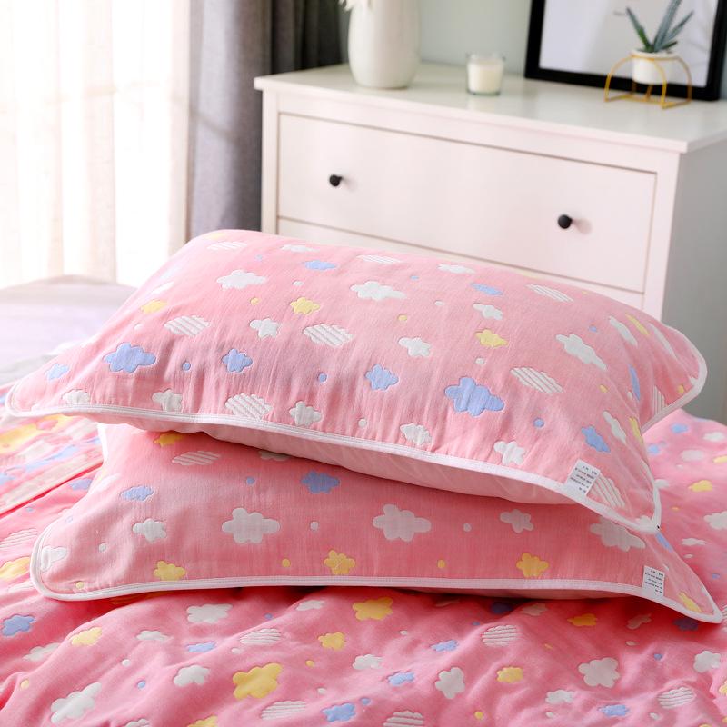 

Six-Layer Breathable Gauze Pillowcase - Comfortable for Children & Adults 35x55 cm