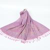 New retro shawl with women's travel vacation photo scarf warm scarf cape fringe