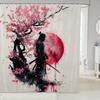 Cardinal Bird Shower Curtain Spring Themed Bath Curtain For Boys Girls Teens Rustic Farmhouse Themed Bathroom Decor Farm Red