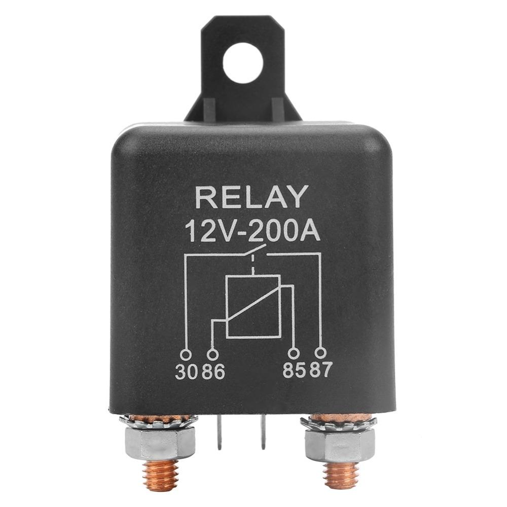 WM686 Реле-изолятор аккумулятора RL/180 200А 12В 4-контактное Пусковое реле Высокотоковое Сверхмощное Автомобильное Вкл/Выкл Автомобильное красный