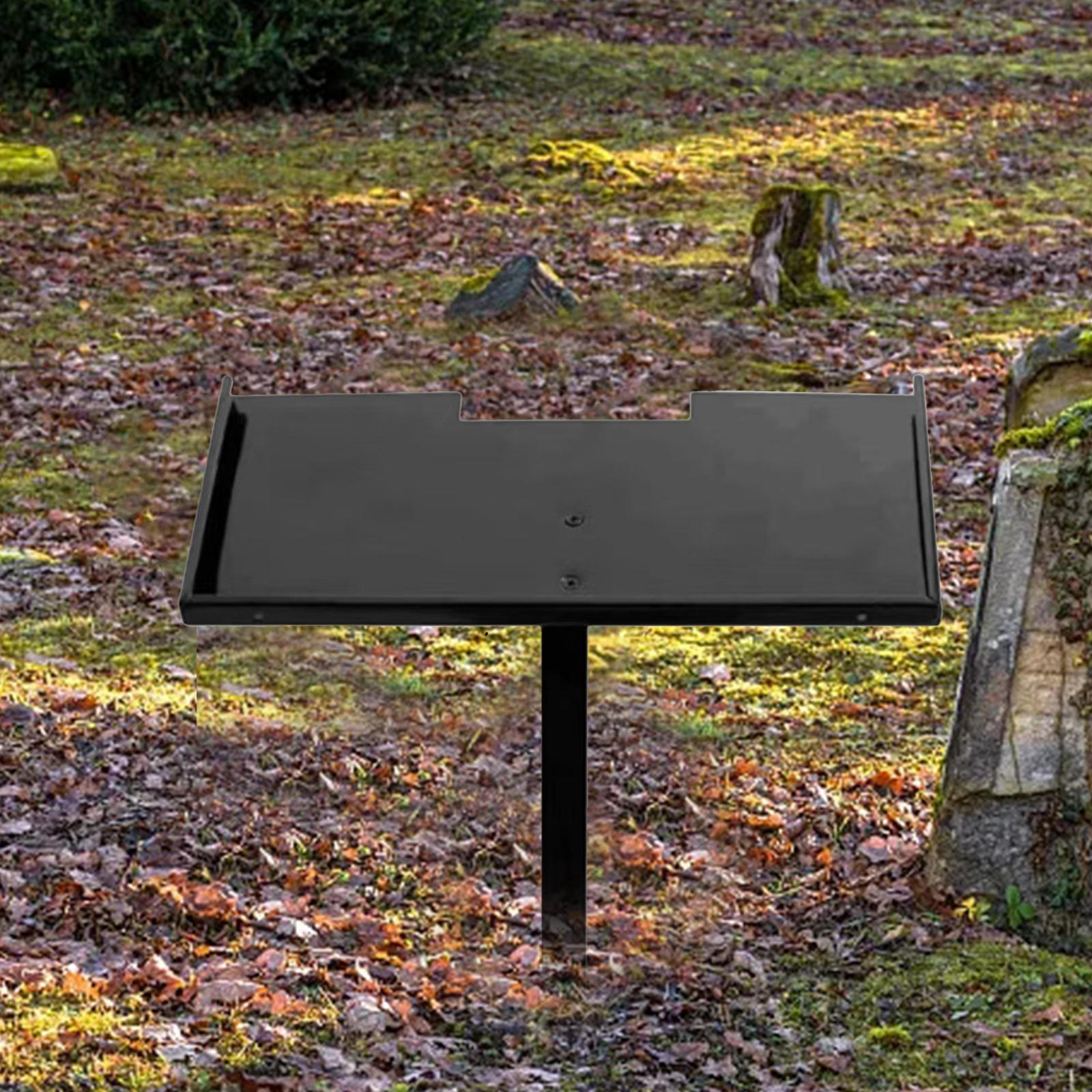 

Подставка для надгробной плиты Держатель для кладбищенской таблички Украшение Легкая установка в использовании Тяжелая 21cmx10.5cmx20cm