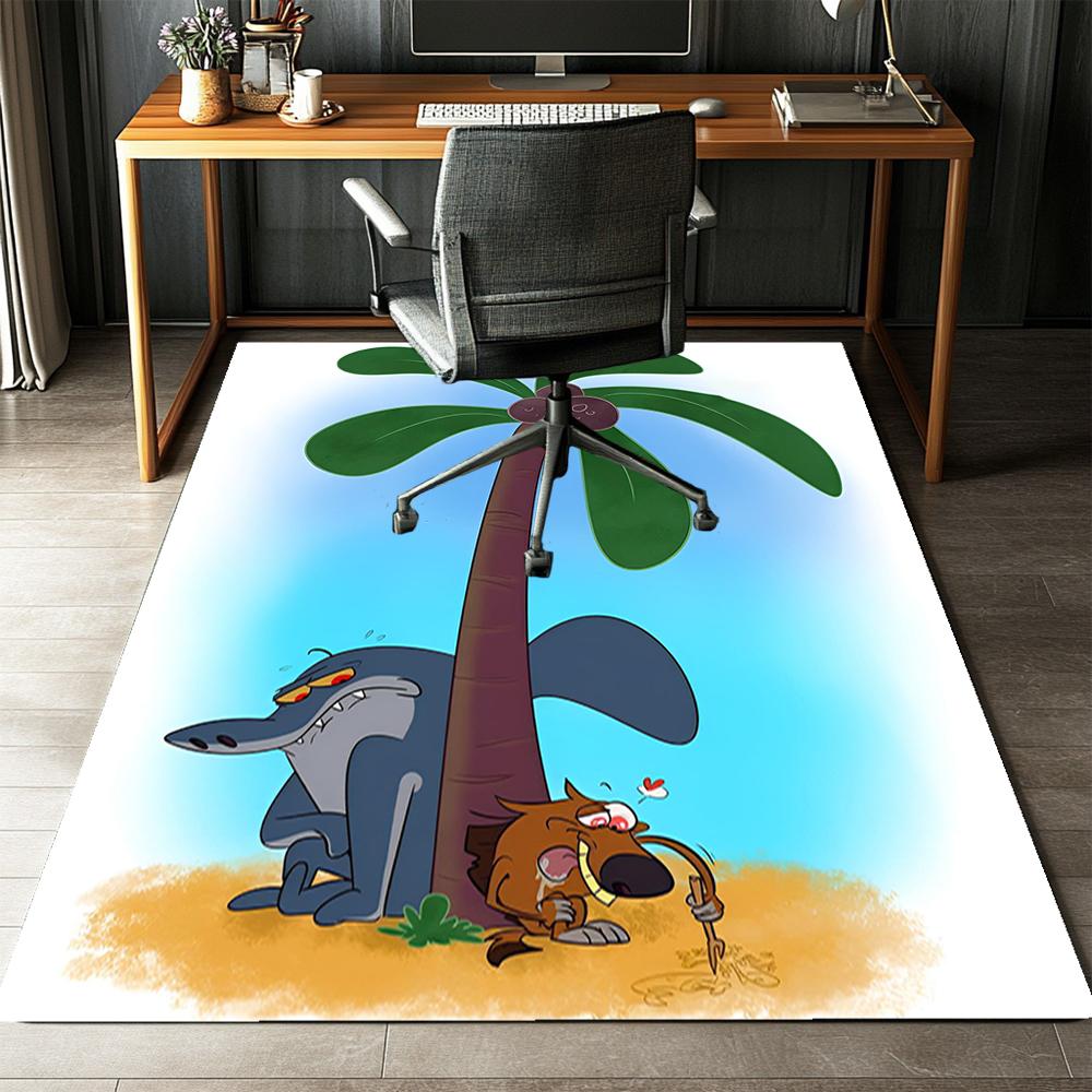 Zig & Sharko Printed Carpet Rug for Office Chair Living Room Bedroom Kitchen Room Decor Gifts