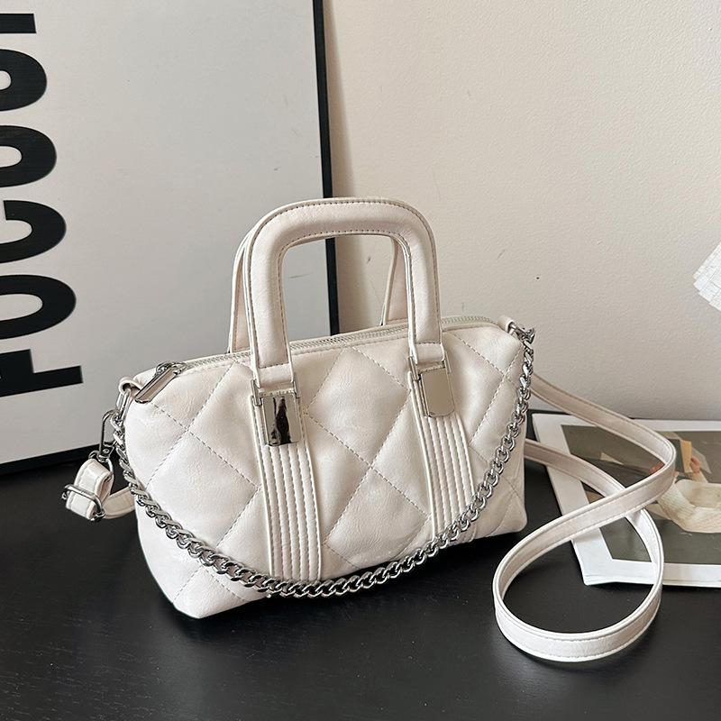 Niche Texture Handbag Small Bag Women's 2025 New Simple Small Square Bag Versatile Shoulder Messenger Bag