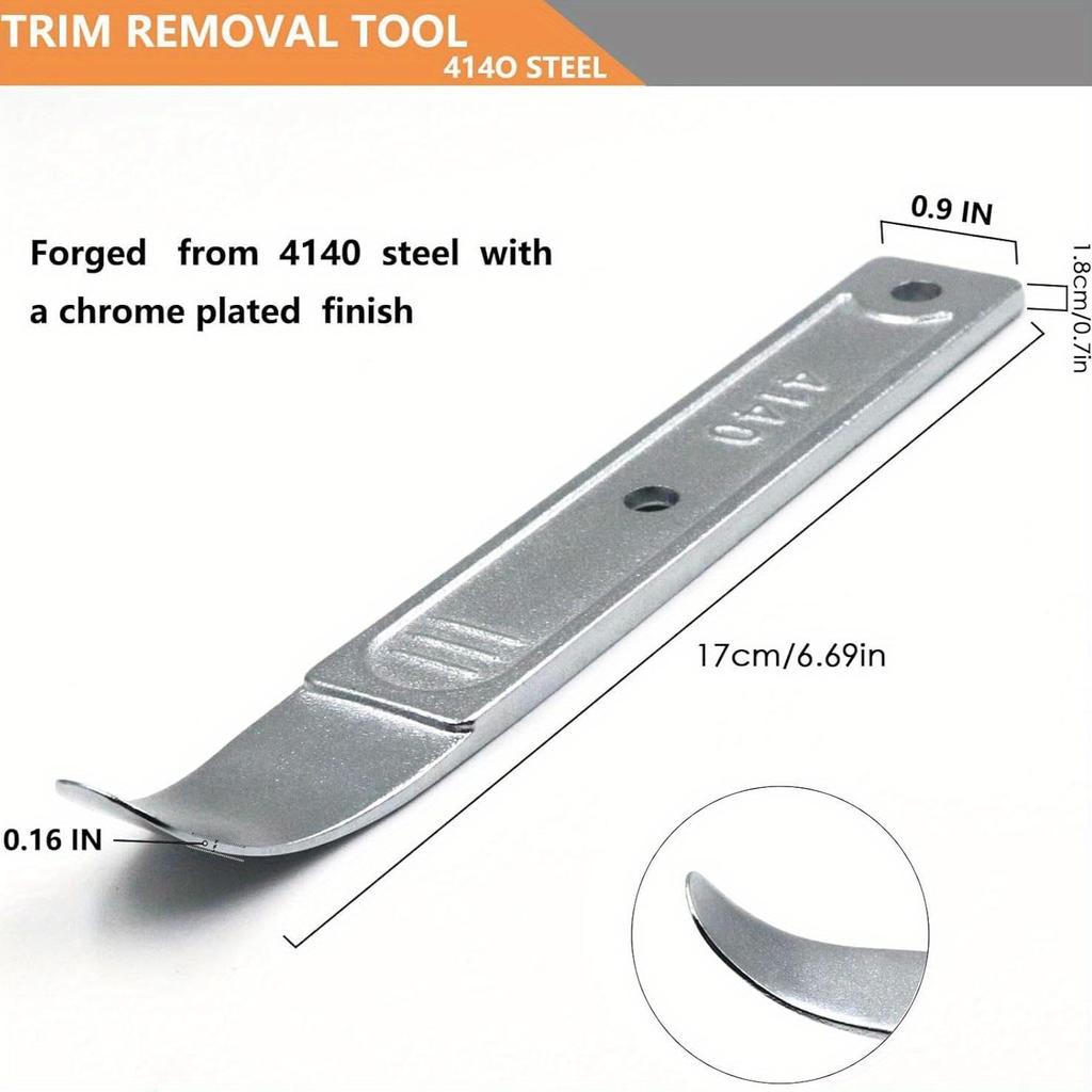 Car Trim Removal Tool Pry Bar Set High Strength Panel Removal Tool Auto Interior Disassembly Repair Tool Kit