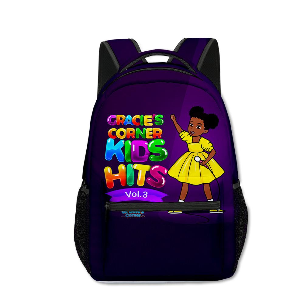 Sac à dos classique populaire Gracies Corner pour étudiants Sacs à dos pour cahiers Impression 3D Oxford Imperméable Sacs à dos de voyage pour garçons/filles