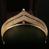 Golden Bridal Crown Wedding Hair Accessories Wedding Dress Accessories Birthday Headwear Pearl Crown Accessories