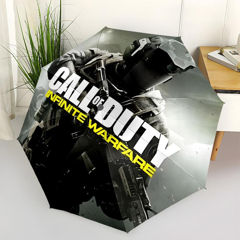 

Call of Duty, Infinite Warfare Automatic Opening and Closing, 8 rib Structure Portable Umbrella, Suitable for Men and Women in All Seasons