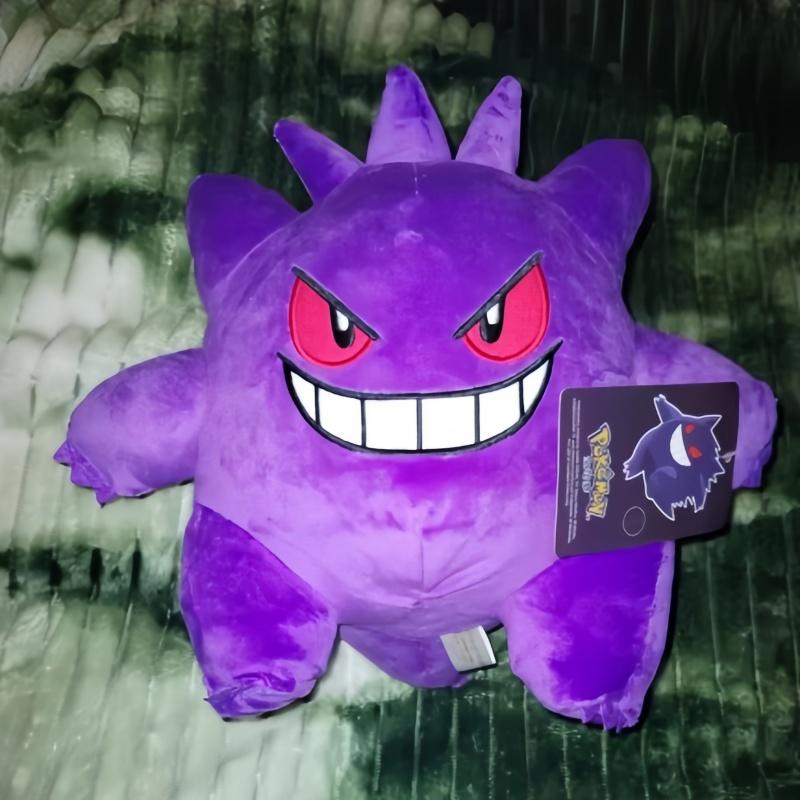 Adorable Gengar Plush Toy Stuffed Anime Doll Pokemon Ghost Type Purple Gengar Plushie Gift Fans