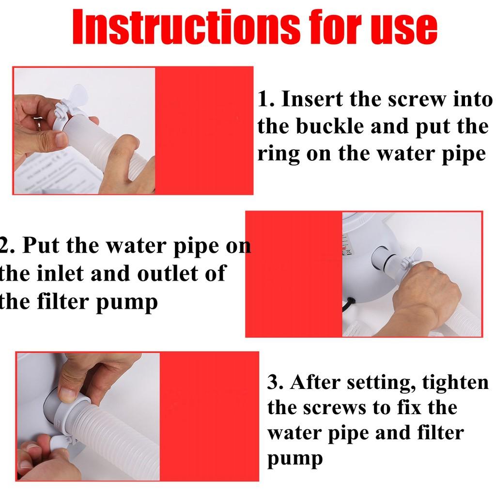 220V Electric Filter Pump Swimming Pool Filter Pump Water Clean Dirty Pool Pond Pumps Filter/swimming Pool Water Cleaner