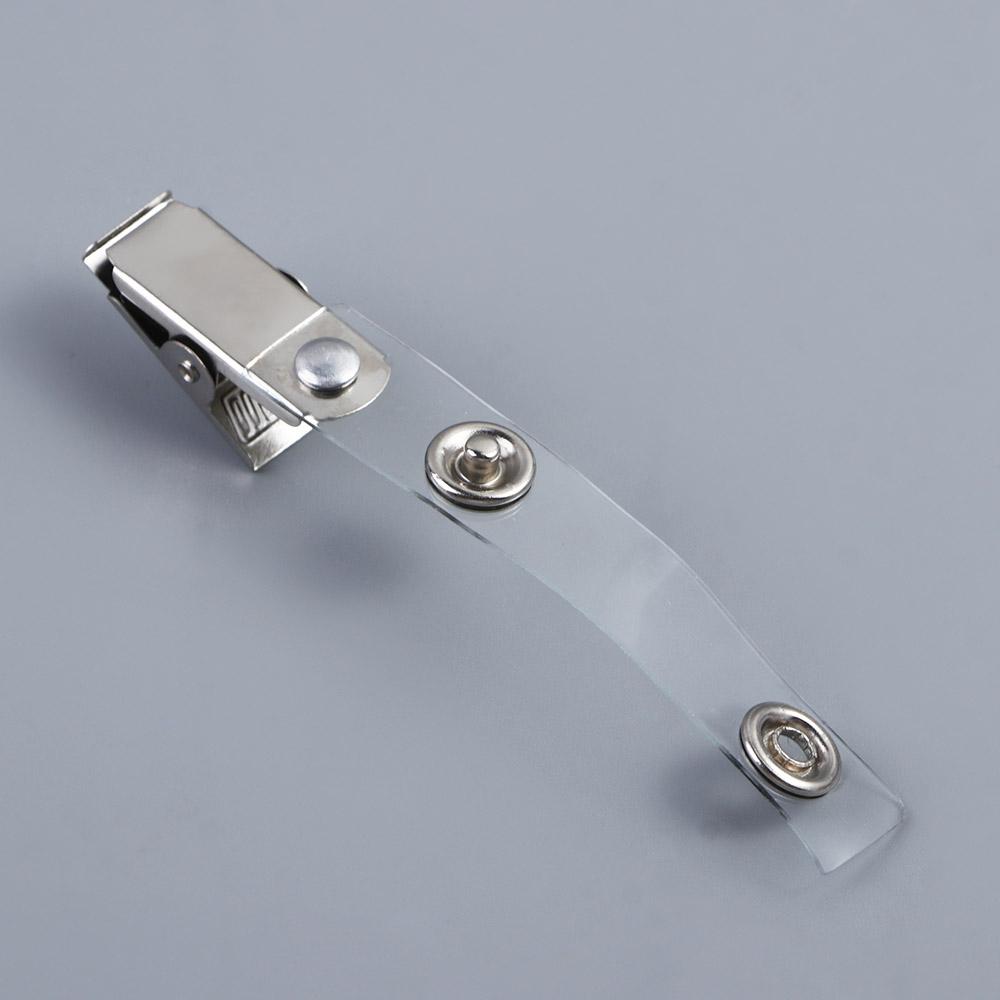 Metal Stainless steel Name Tag Badge Reel Clips Badge Holder Clip ID Card Clips Card Clip Holders