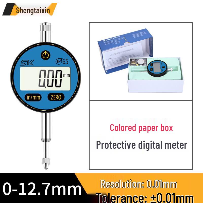 Shengtai Xin Waterproof Digital Dial Indicator Set - High-Precision Micrometer Height Gauge Instrument