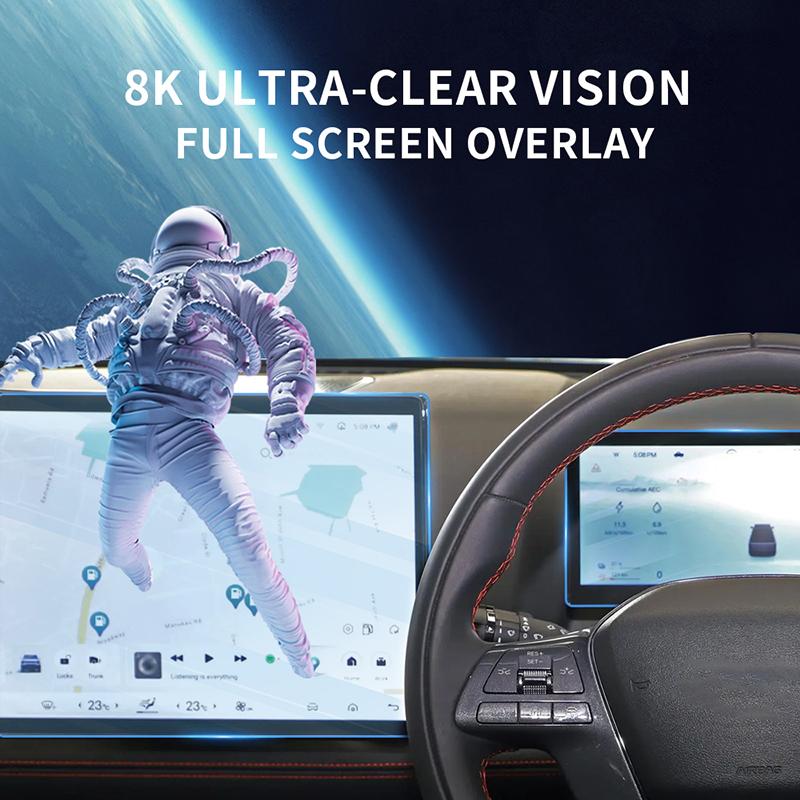 For BYD Shark 6 Central Control Instrument Screen HD Film Protection Tempered Glass Screen Protector Console Car Accessories