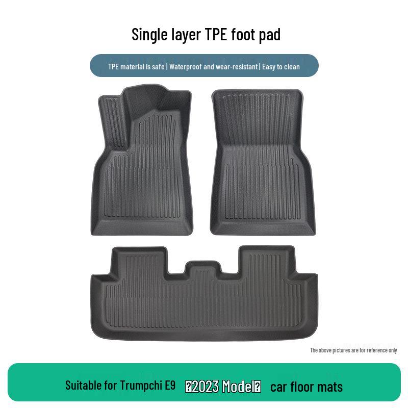 GAC Trumpchi E9 2023 TPE Custom Floor Mats - Wear-Resistant Rubber