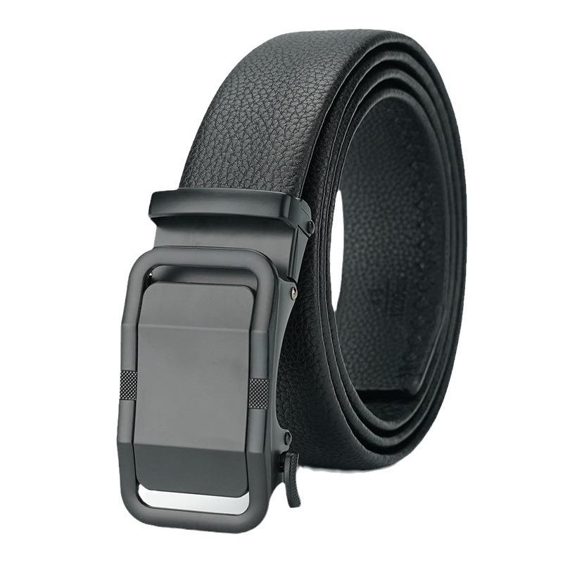 Men's Belt Automatic Buckle Belt Belt Young and Middle-aged Men's Belt
