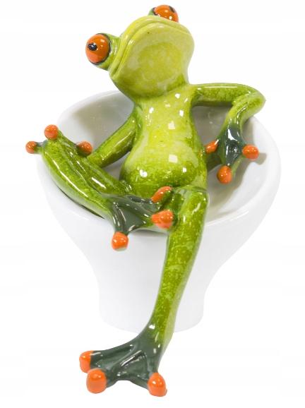 Frog in an Armchair Figurine