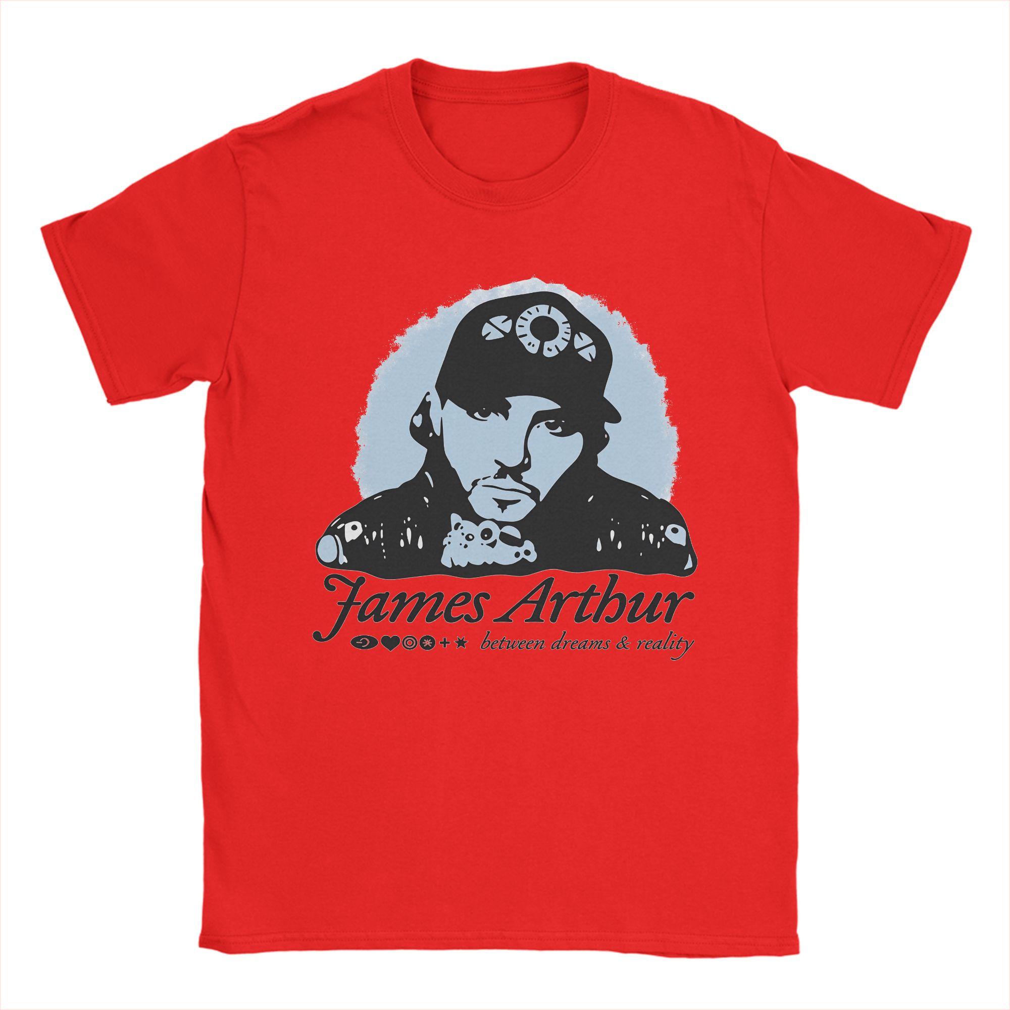 Unisex James Arthur Live Photo T Shirts Cotton Clothing Amazing Short Sleeve Crewneck Tee Shirt Unique TShirt S