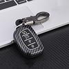 4 Buttons Carbon Fiber Abs Key Tpu Car Key Case Cover For Hyundai Sonata  Key Shell Fob Auto Car Accessories