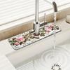 Beautiful Rose Sink Splash-Proof Faucet Mat Kitchen Water-Absorbing Table Mat Countertop Waterproof Protective Mat Bathroom Mat