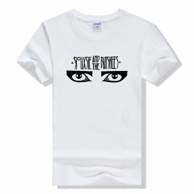 

Women Men Tshirt Harajuku Siouxsie and The Banshees Men T Shirt Goth Punk Eyes Graphic Tshirts Cotton Short Sleeve T-Shirt XXXL