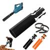 Leaf Blower Air Booster with 2 Straps Faster Outdoor Yard Cleanup Lawn Care Leaf Blower Airflow Amplifier Universal Leaf Blower Nozzle Attachment