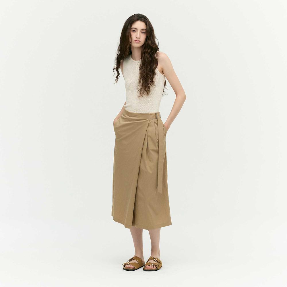 Ibiem Side Wrap A-Line Skirt Emq6Wsk050