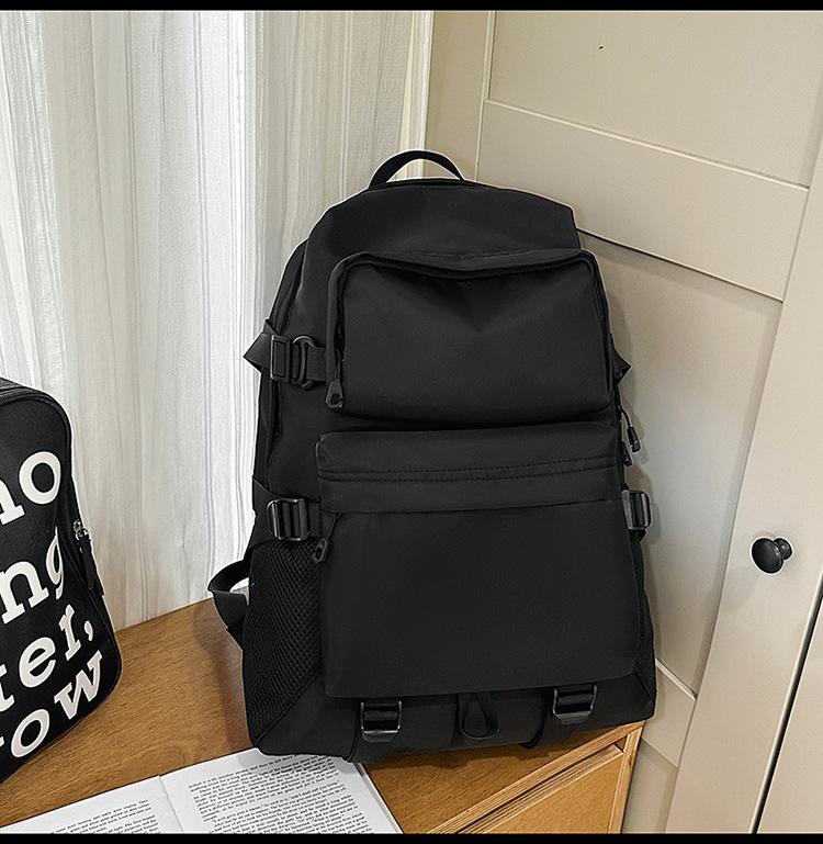 Schoolbag Student School Bag New Male and Female High School Student College Student Backpack Large Capacity Casual Versatile Travel Bag Couple