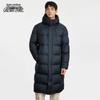 XueZhongFei Men's Hooded Mid-Length Down Jacket