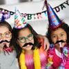 18/48Pcs Mustache Birthday Party Photobooth Props Kids Adult Pirate Party Costume Cosplay Fake Beard Halloween Decoration