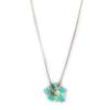 Les Trésors De Lily [L2999] - Green 'Mimosas' Designer Necklace